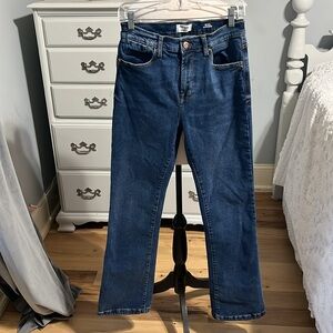 Vintage Style High Rise Bootcut Jeans